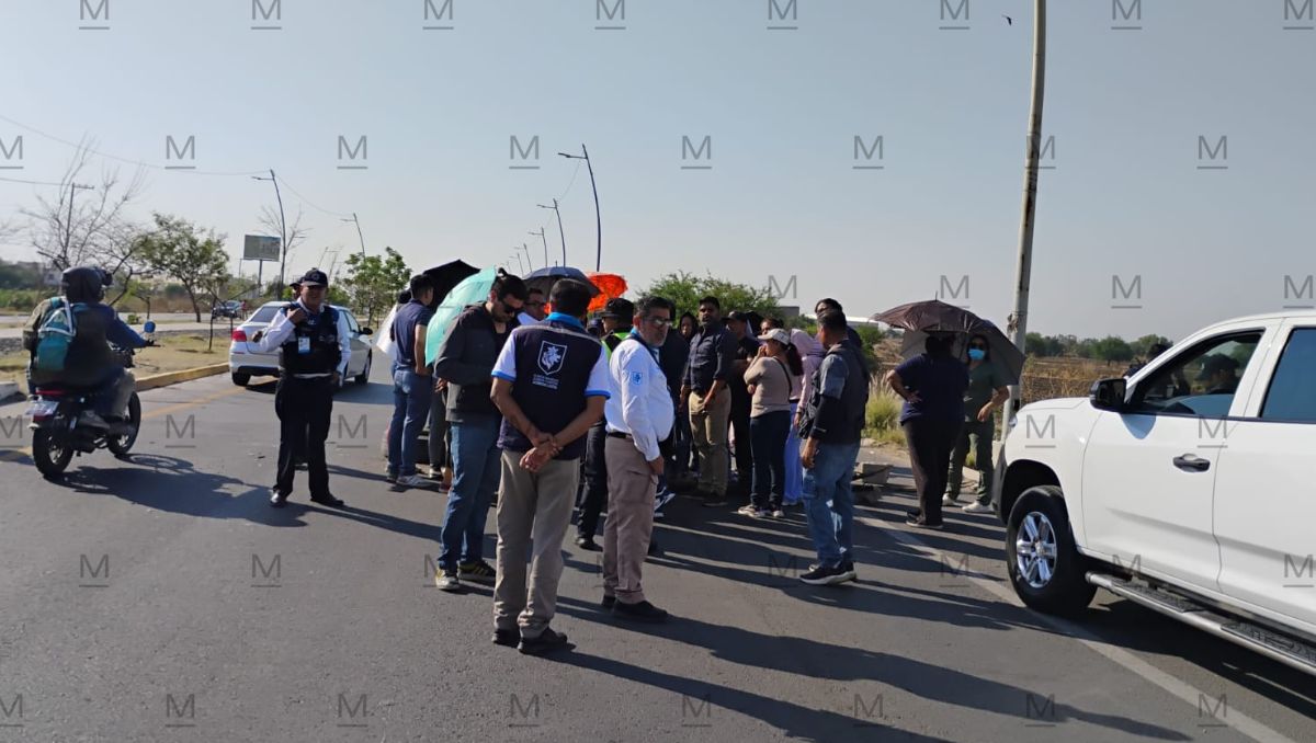 Eje Metropolitano bloqueado por manifestación contra Sapal | Victoria Ponce