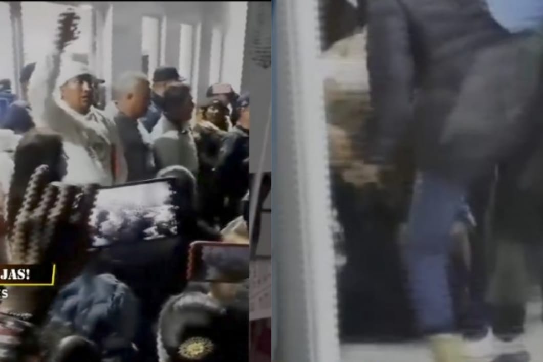 En el video de la agresión se ve que participaron hombres.