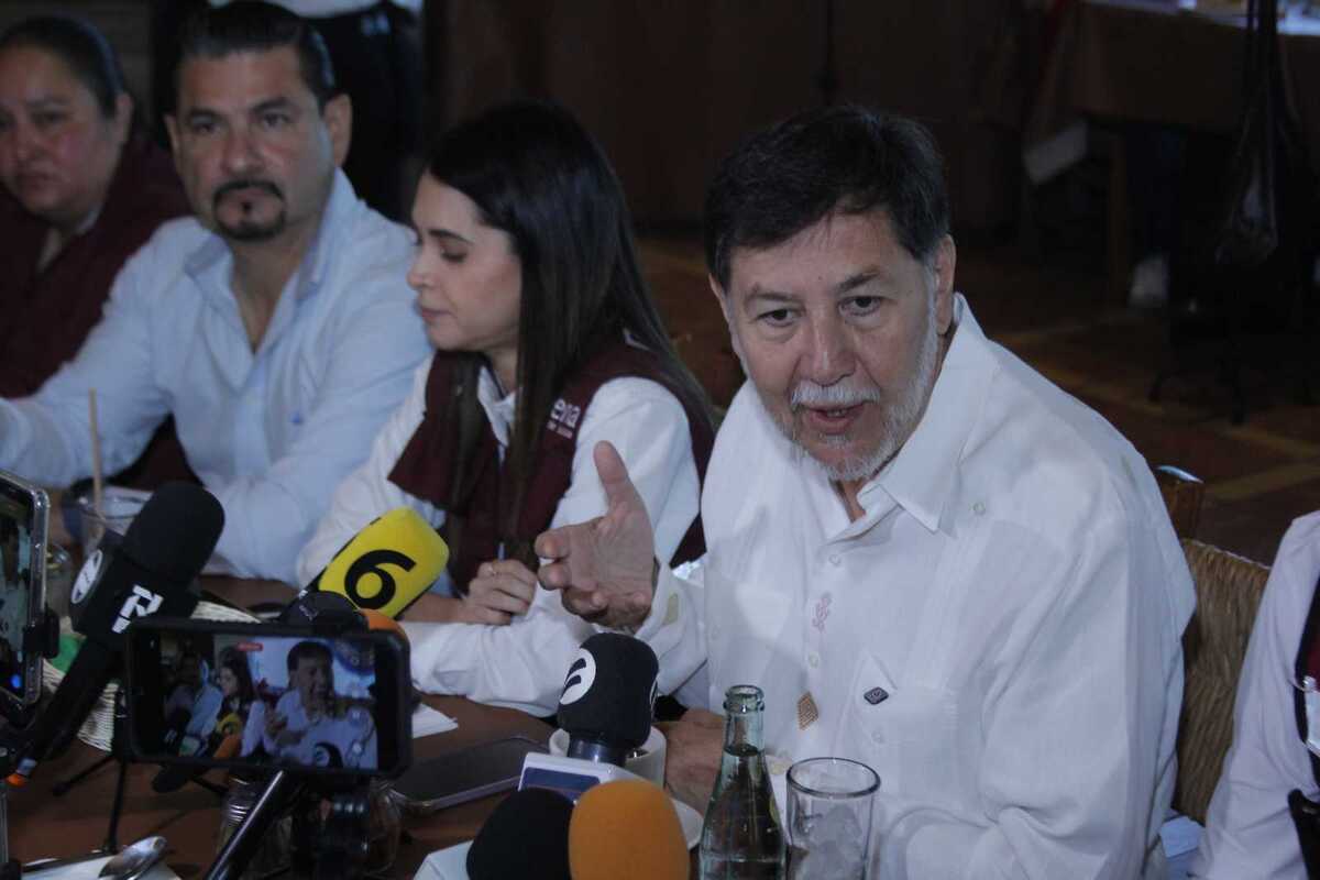 Fernández Noroña estuvo en Torreón para respaldar a los candidatos de Morena y el Partido del Trabajo.| Manuel Guadarrama.
