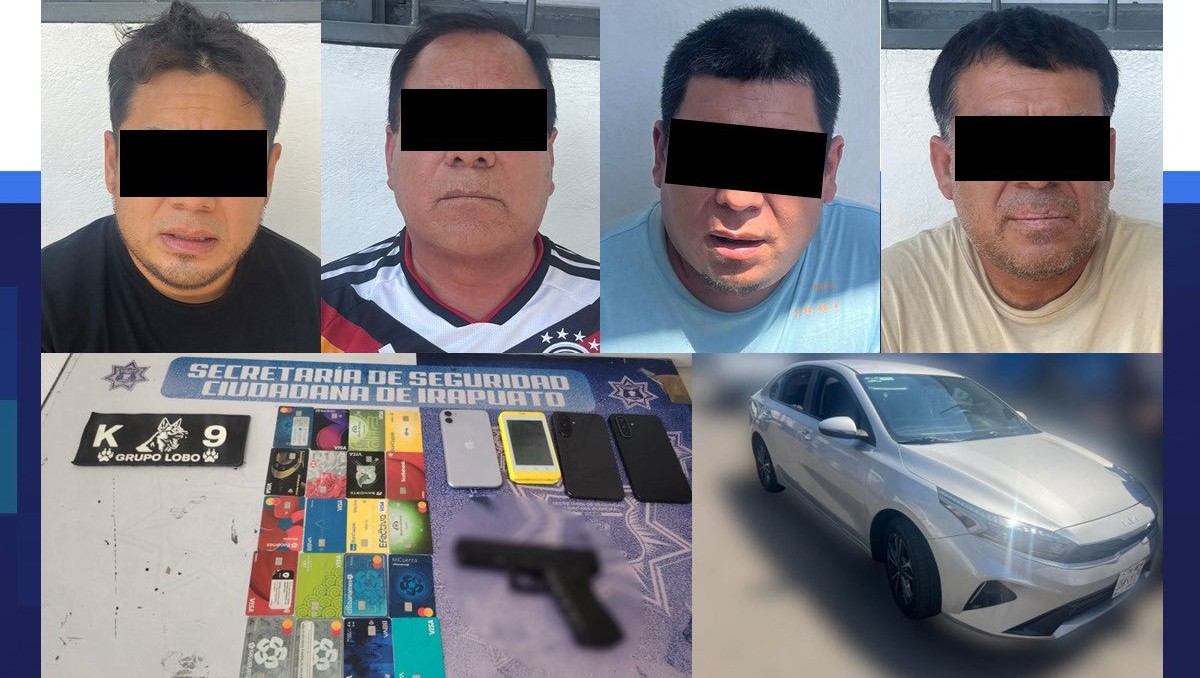 Irapuato: detienen a banda peruana dedicada a robo de cuentahabientes | Especial