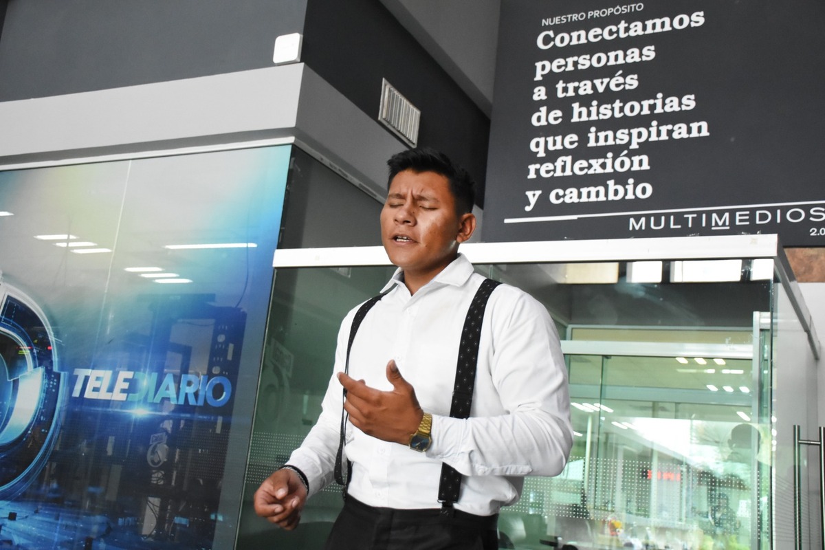 Actualmente José Ángel estudia la carrera de música en la academia Ad Libitum. | Roberto Amaya
