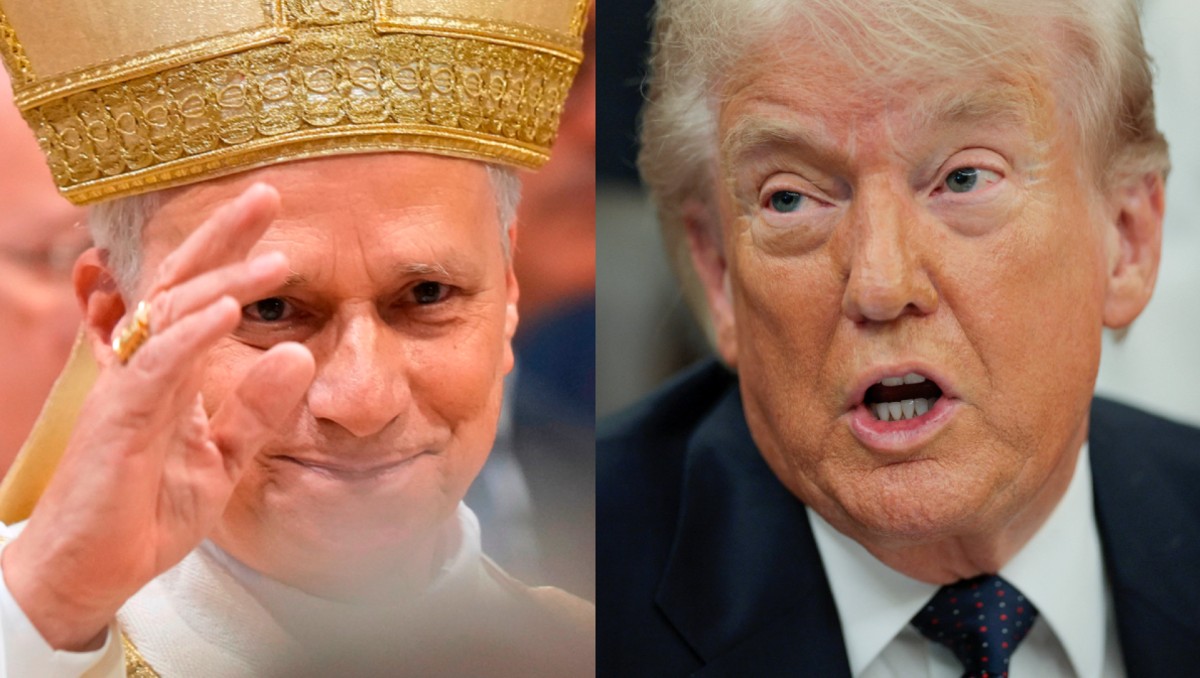 El mandatario declaró que el Papa está haciendo que el mundo sea menos seguro | Foto: AP/Reuters