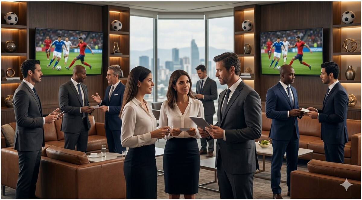 Official Club: el espacio donde fútbol y empresas se encuentran | Foto generada con IA