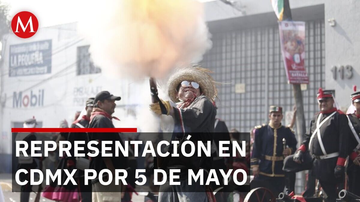 Revive la Batalla del 5 de Mayo con recreación