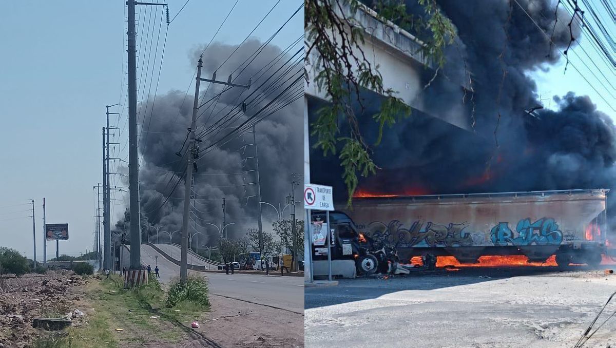 Tren impacta pipa con combustible en Querétaro.