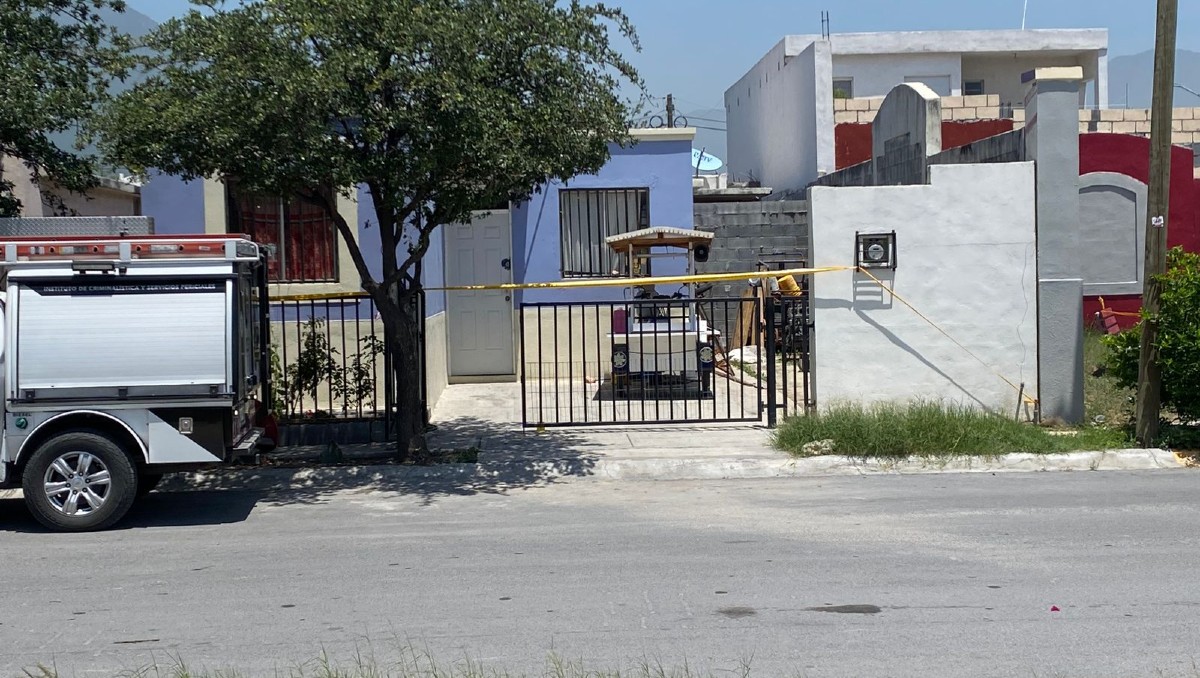 La vivienda cateada está ubicada en la colonia Paraje San José, en García. Foto: Agustín Martínez