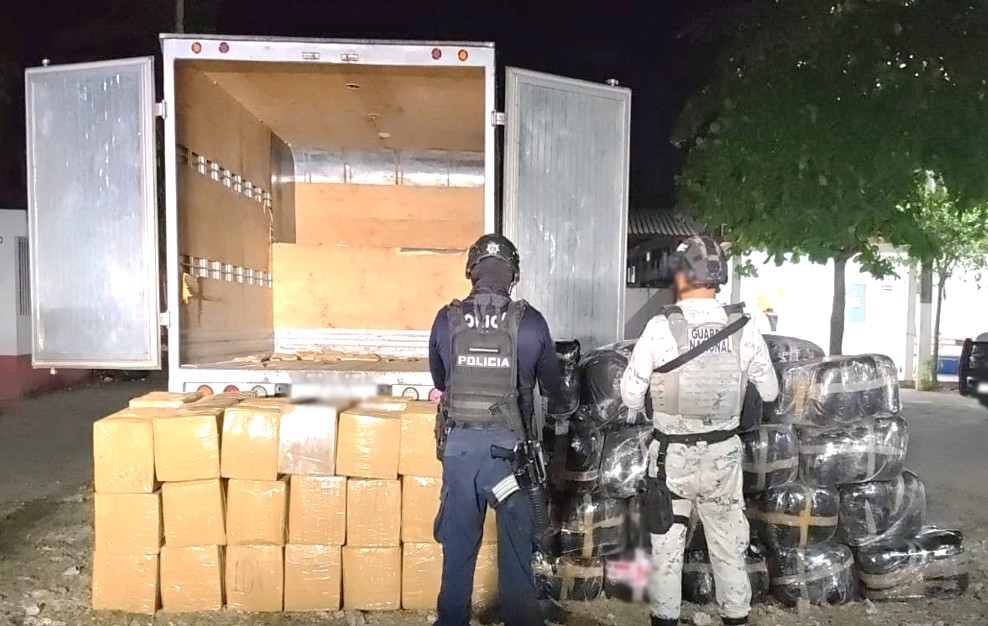 El cate ocurrió en Centla, en la comunidad La Yonquera, al realizar recorridos de seguridad por Tabasco. | Especial