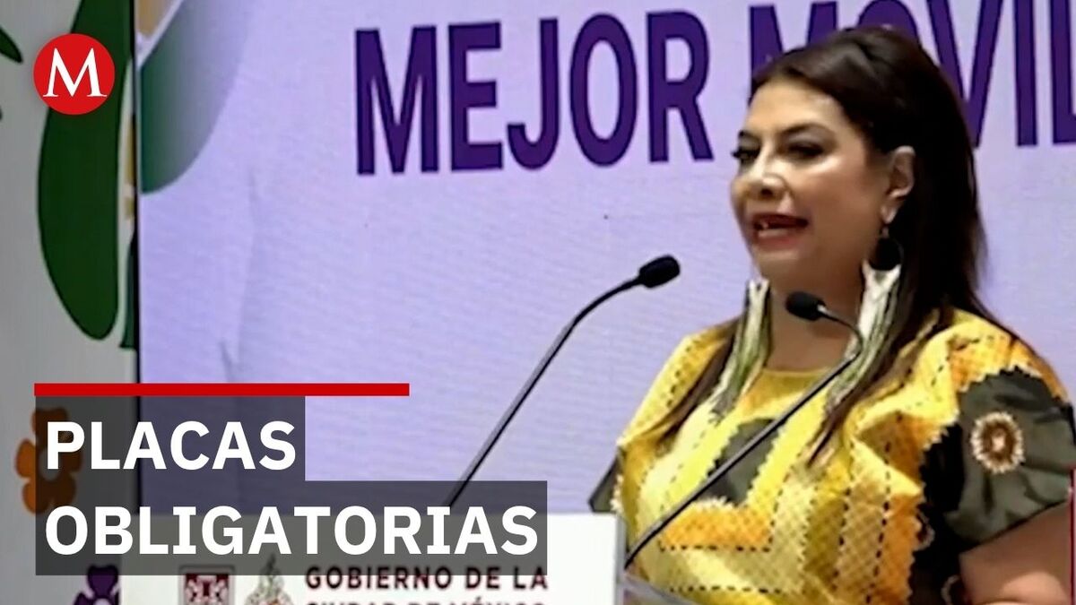 Clara Brugada anuncia placas obligatorias para vehículos eléctricos en CdMx desde julio