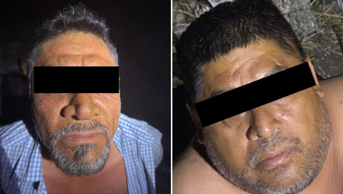 Detienen a Rodolfo 'N', alias 'Don Ramón' e identificado como líder de Los Linos, así como Carlos 'N', un operador. | Foto: SSPC