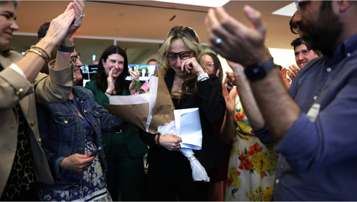 Hannah Natanson, ganadora del Pulitzer 2026. | Foto: The Washington Post