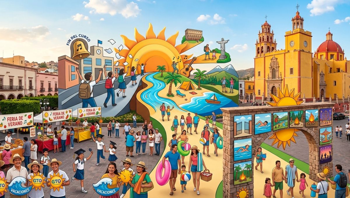 ¿Cuándo inician las vacaciones de verano en Guanajuato? | Imagen generada por IA