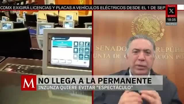 Inzunza no llega a la Permanente para evitar un 'espectáculo' | Jaime Núñez, 6 de mayo de 2026