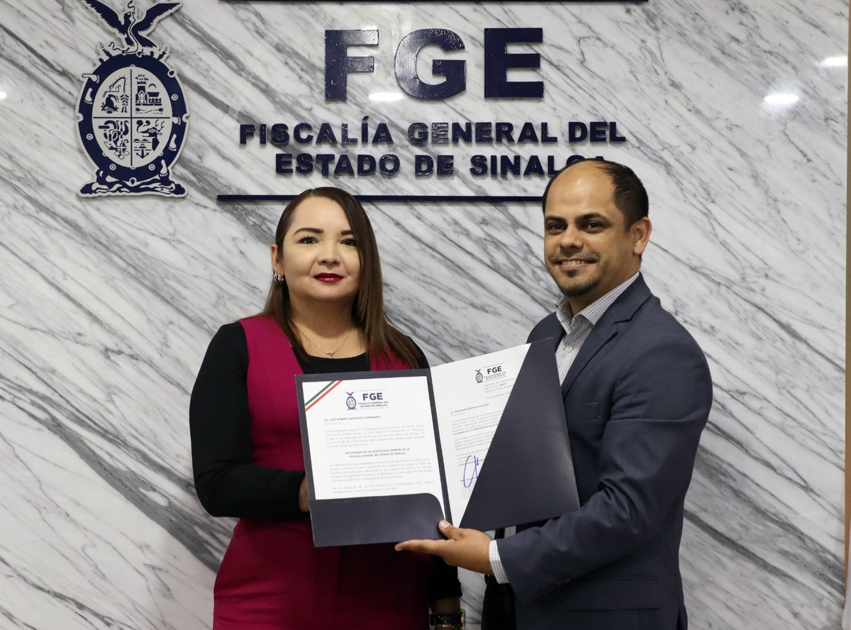 José Roberto Quiñónez, nuevo encargado de la Vicefiscalía de Sinaloa. | Foto: Especial