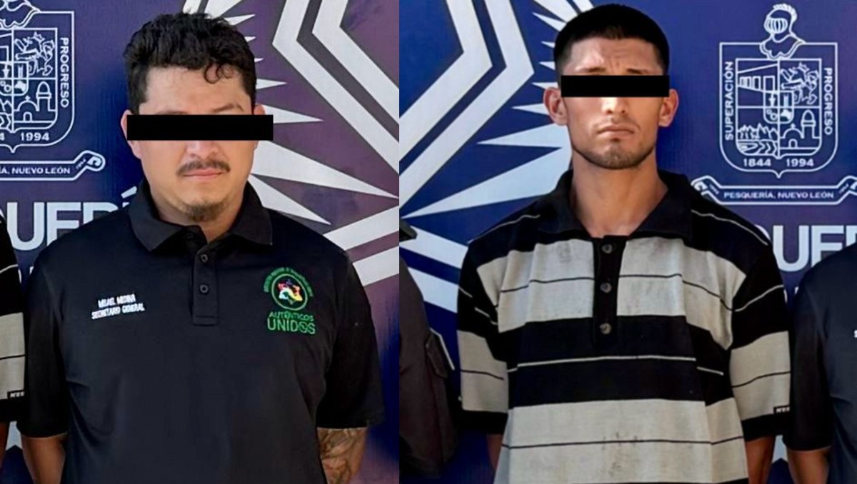 Los detenidos dijeron que eran empleados municipales. Foto: Especial