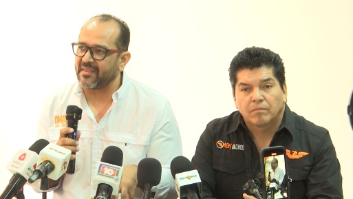 Omar Castañeda, coordinador estatal de MC, y René Galindo, secretario general de MC en Durango. | Gilberto Lastra.