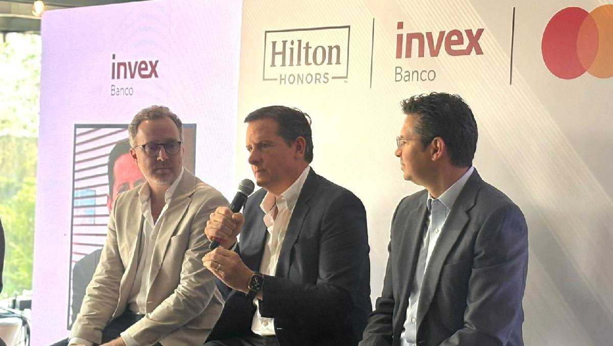 Presentación de la nueva alianza con la cadena Hilton. | Foto: Especial