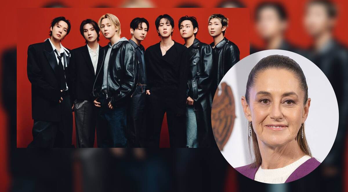 Sheinbaum confirma visita de BTS a Palacio Nacional. | ESPECIAL