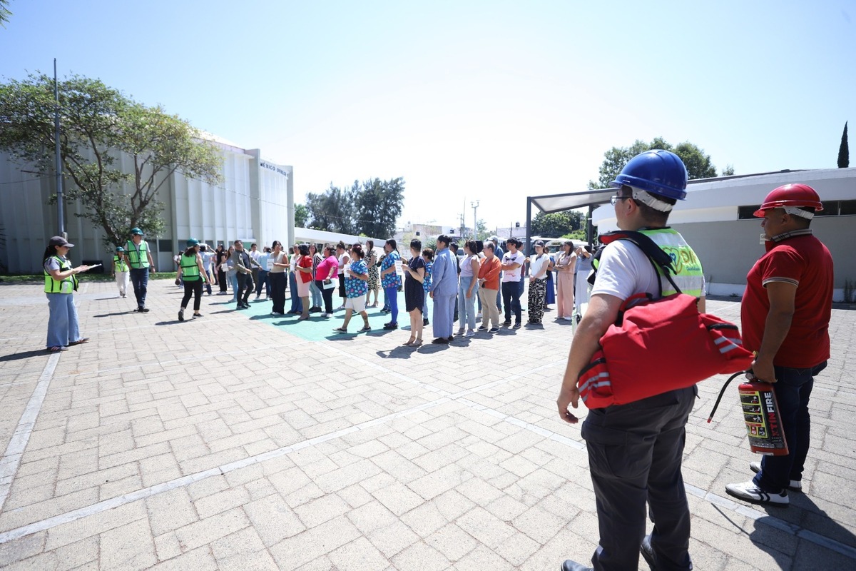 Simulacro 2026 tiene buena participación en Jalisco. (Cortesía)