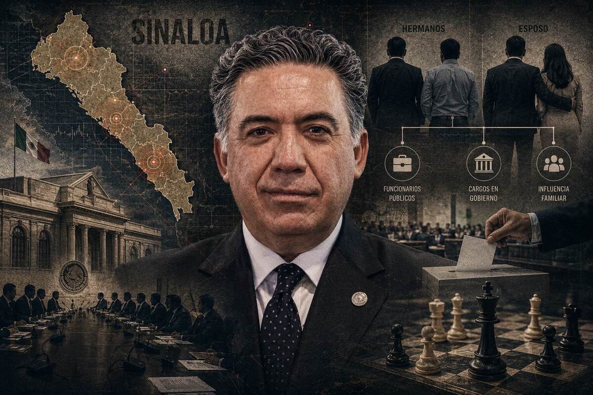 En Sinaloa, el Poder Judicial está lleno de vínculos familiares con el apellido Inzunza (Diseño: Rafael Mejía creada con IA).