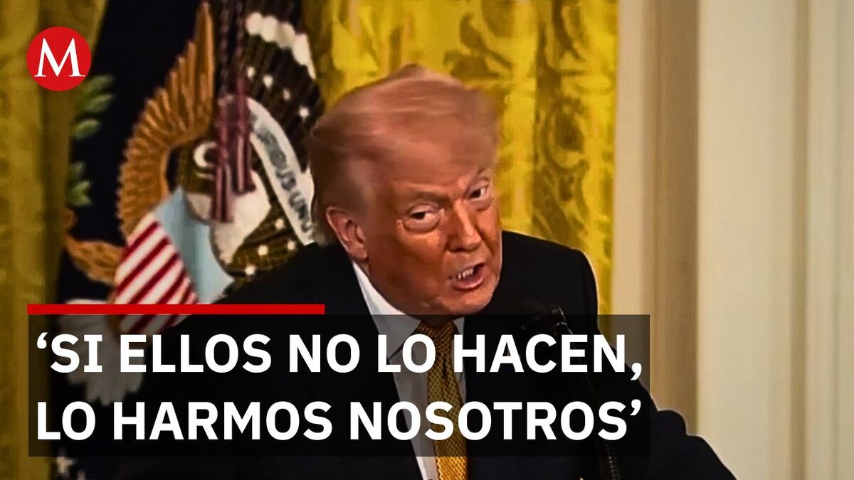 Trump advierte que Estados Unidos actuará si México no combate el tráfico de drogas