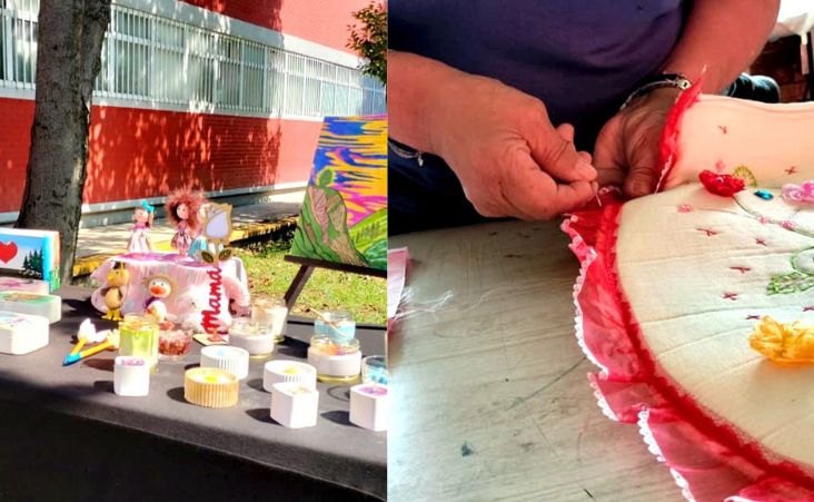 Artesaniás, arte y regalos forman parte de los artículos elaborados en el Centro Femenil de Tepepan