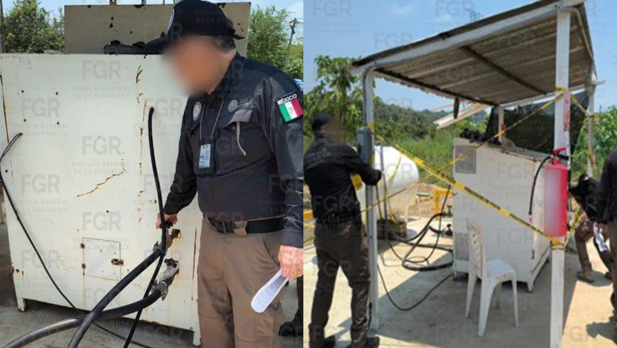 Aseguraron el inmueble donde se llevaba a cabo la presunta venta de gas de procedencia ilegal. | Foto: Especial