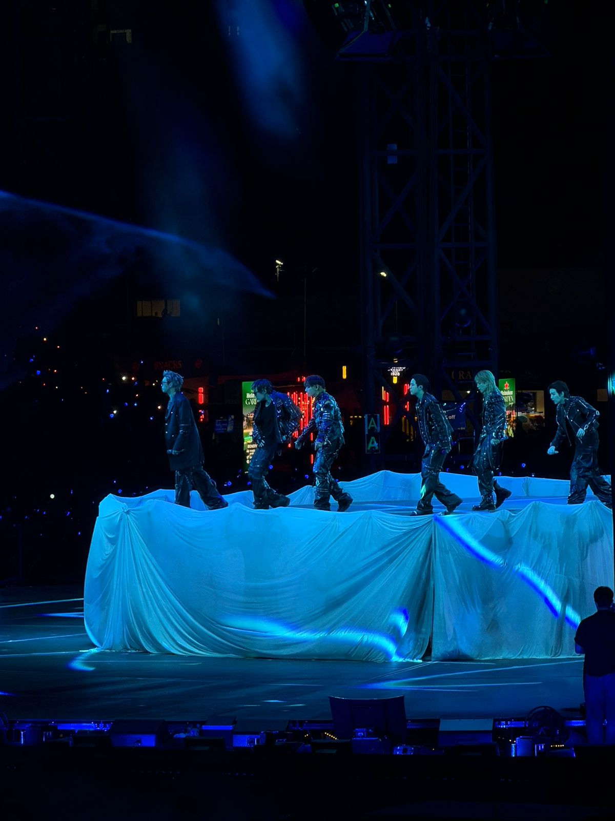 BTS en el Estadio GNP Seguros | Foto: Natalie González