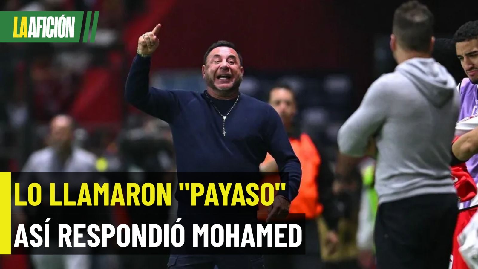 Se calentó la Final: El cruce entre el Turco Mohamed y el DT del LAFC