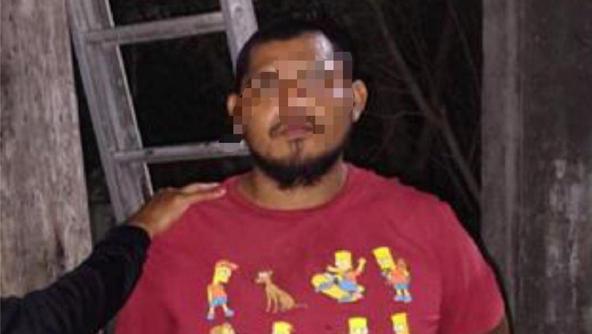 Elementos de la Guardia Estatal detuvieron a un hombre en la colonia Longoria de Reynosa. (SSP)
