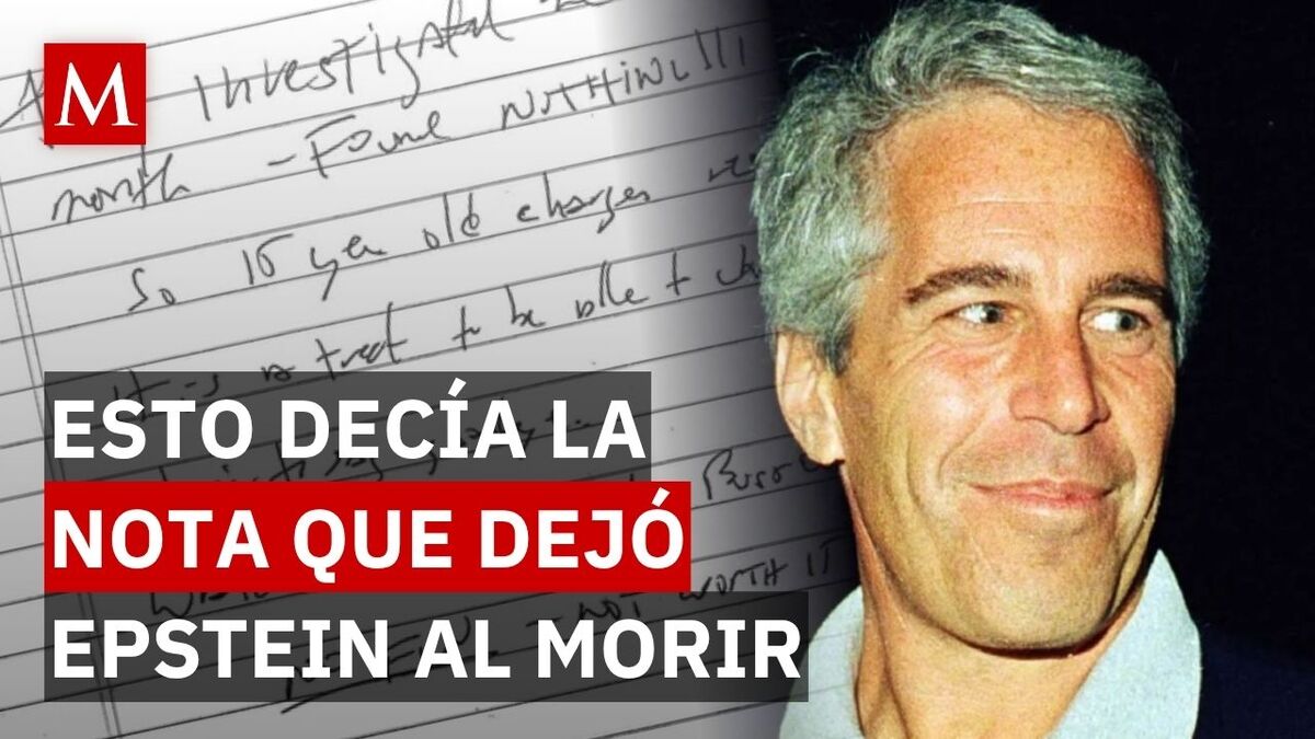 Lo que Epstein escribió antes de morir: La nota inédita que el juez de NY ocultó por años