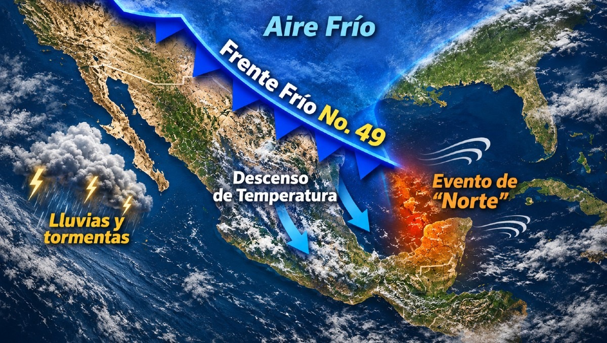 El frente frío número 49 ingresará a México desde el noreste del país | IA Discover