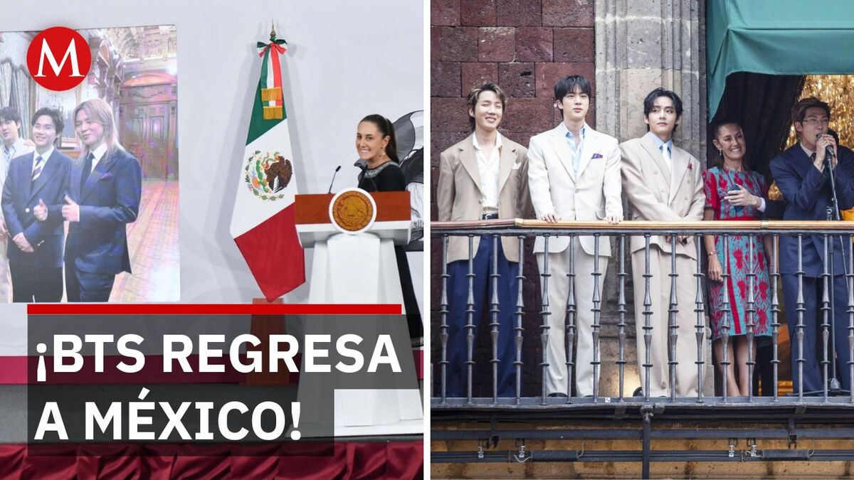 ¿Qué hablaron Sheinbaum y BTS en Palacio Nacional? Esto reveló