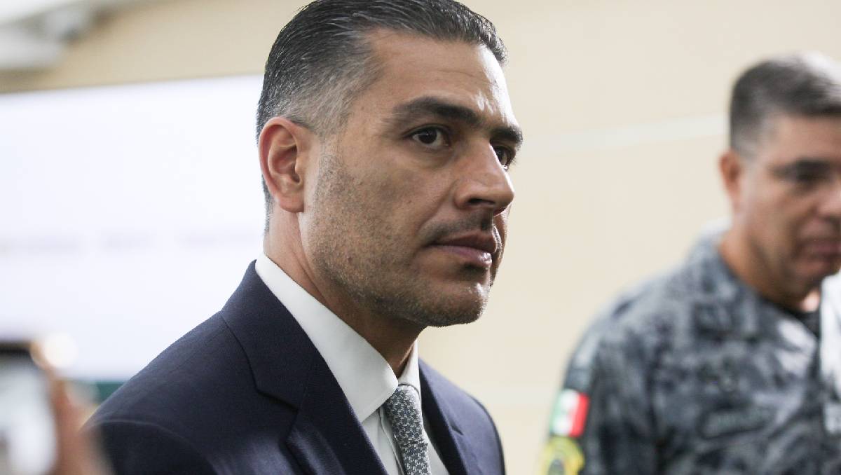 Harfuch ha dirigido conferencias de prensa tras detenciones de miembros del CJNG. | Foto: Araceli López