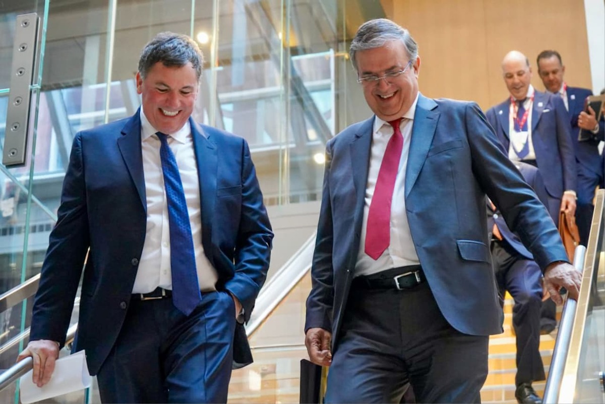 Marcelo Ebrard sostuvo que la estrategia económica entre ambos países debe mantenerse de forma permanente
