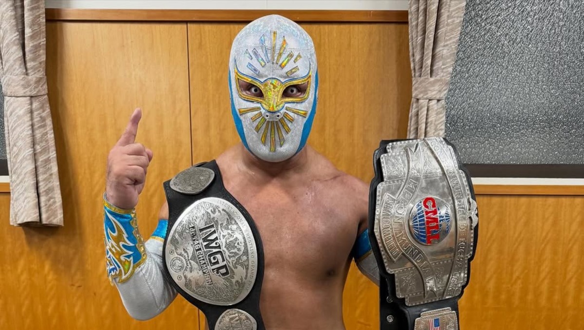 Místico reaparece en la Arena México tras conquistar el Campeonato de Parejas en Japón (Instagram @caristico_official)
