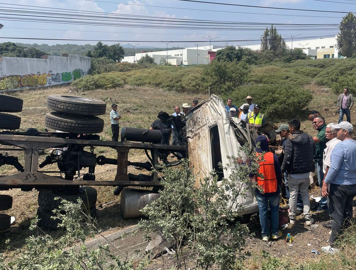 Accidente en la México-Tuxpan. (Milenio Digital)