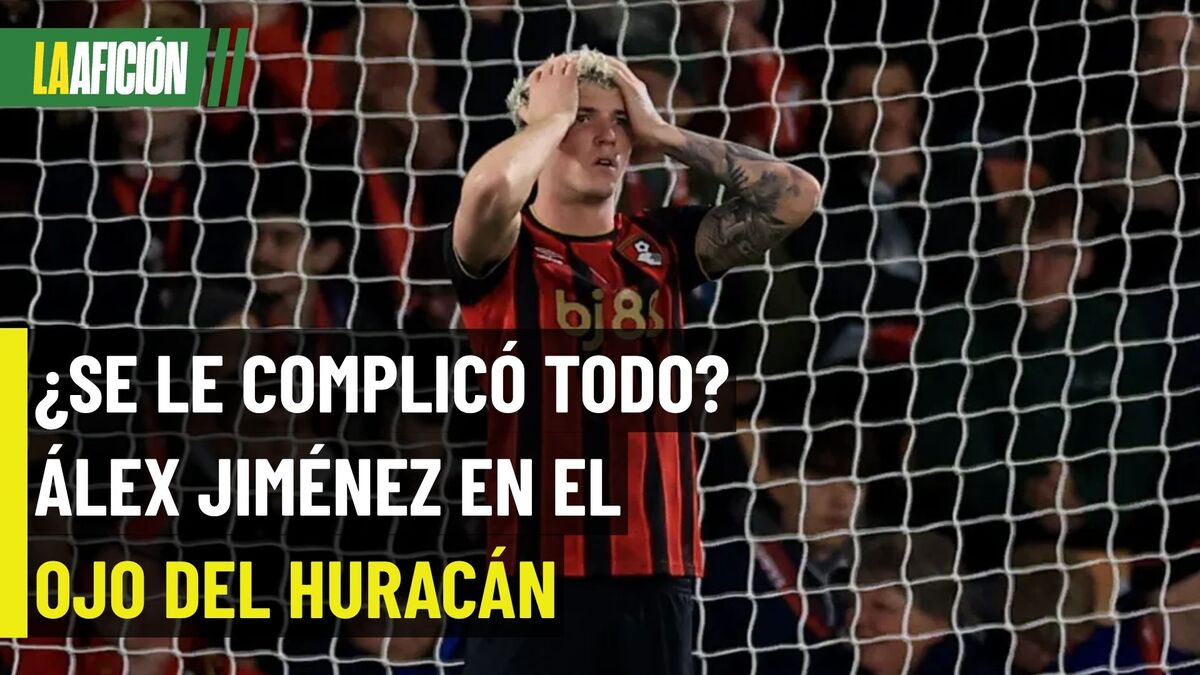 Bournemouth toma decisión con Álex Jiménez tras mensajes comprometedores