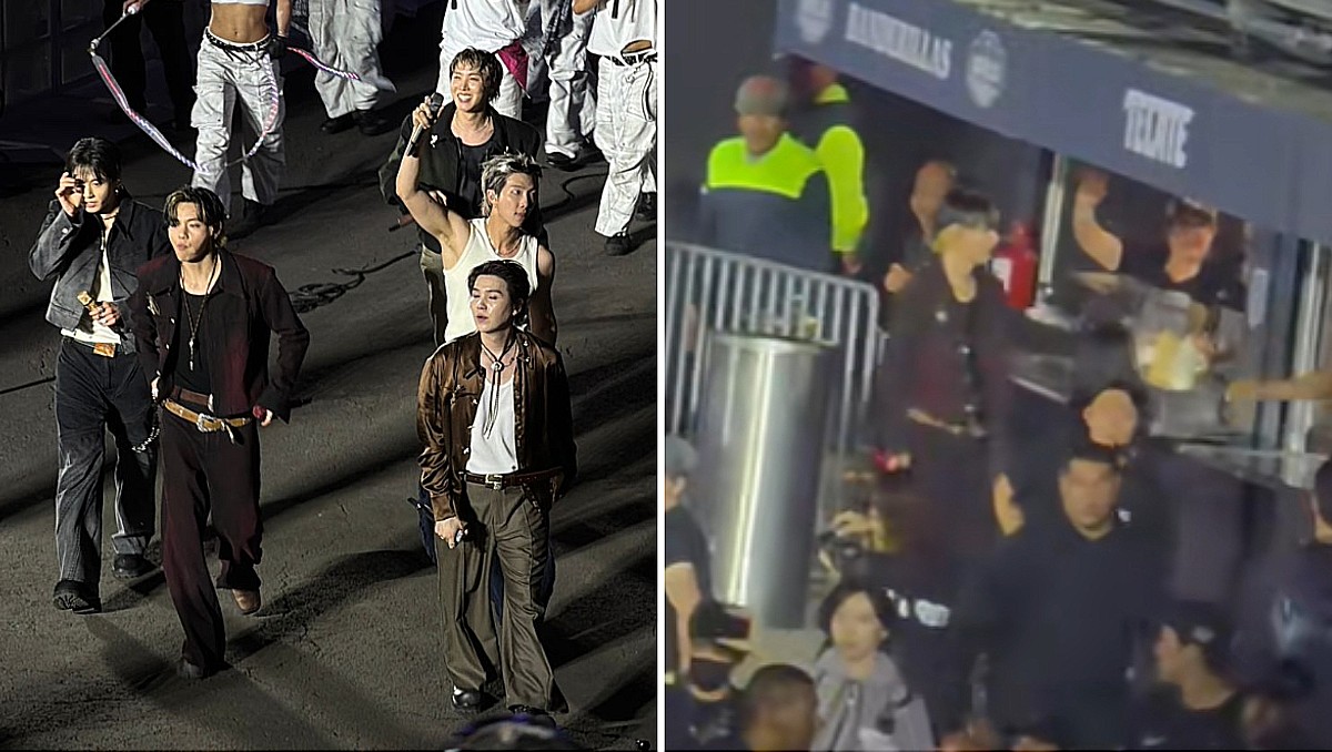 BTS en el Estadio GNP Seguros | Foto: Natalie González - TikTok