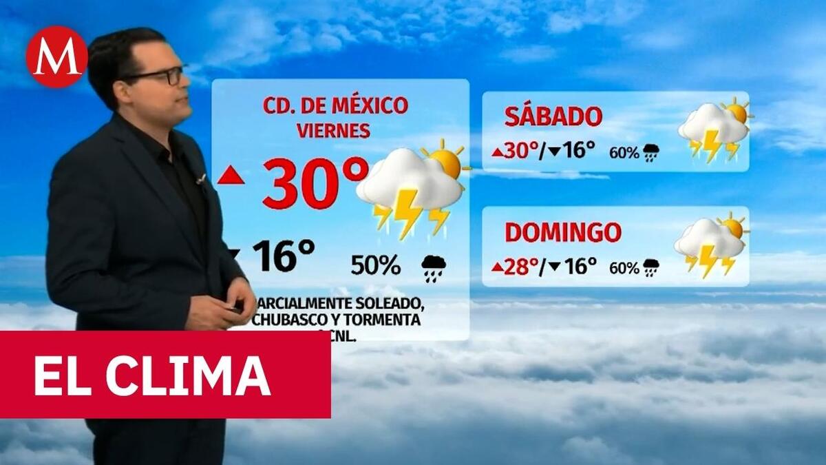 Clima de hoy viernes 8 de mayo de 2026 | Pronóstico con Nelson Valdez