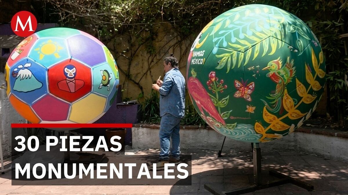 Ni cuadros ni fotos: La Línea 2 del Metro se llena de arte gigante por el Mundial