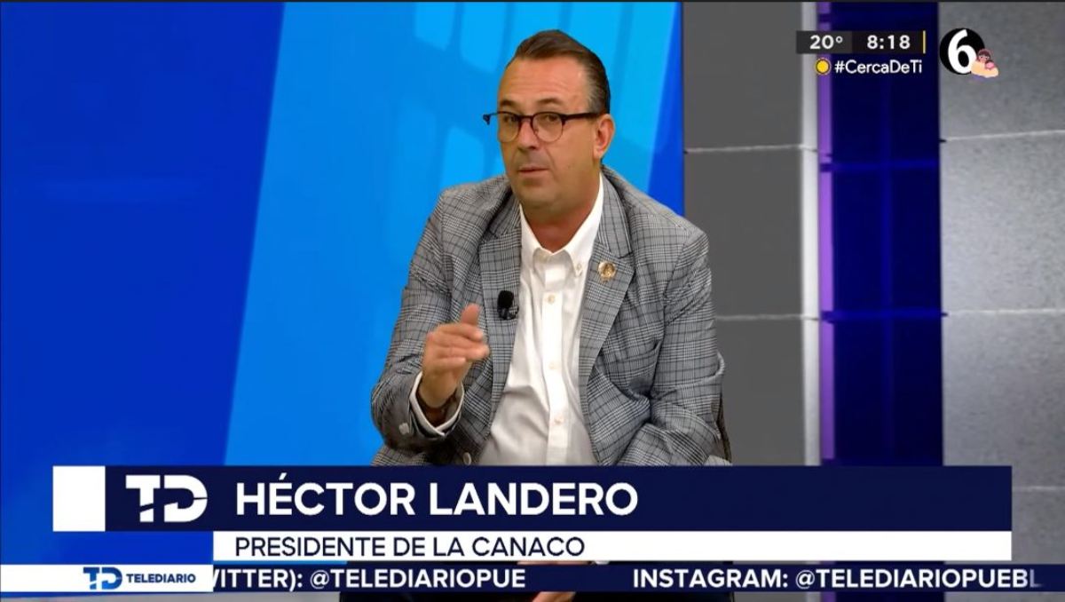 Héctor Landero, presidente de la CANACO | Especial