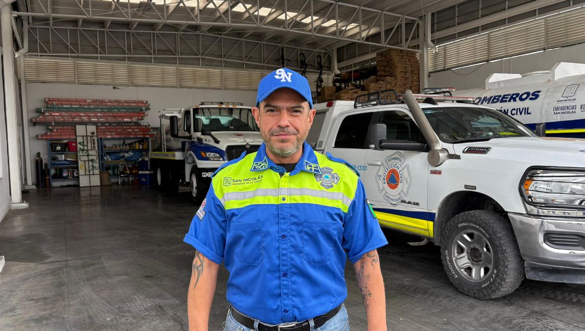 Jorge Camacho, director de Protección Civil y Bomberos de San Nicolás. | Ángel Mercado