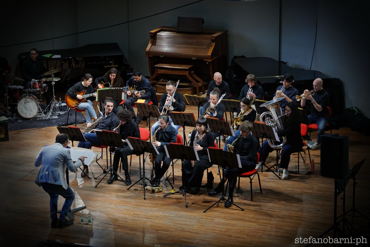 Orquesta Jazz del Conservatorio Giuseppe Verdi de Turín. (Foto: Stefano Barni)