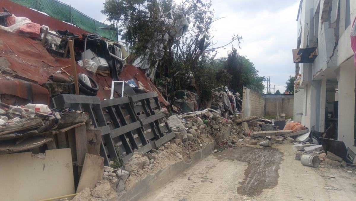 Autoridades mantienen atención integral a vecinos de Capultitlán tras explosión que dejó dos lesionados. Foto: Especial