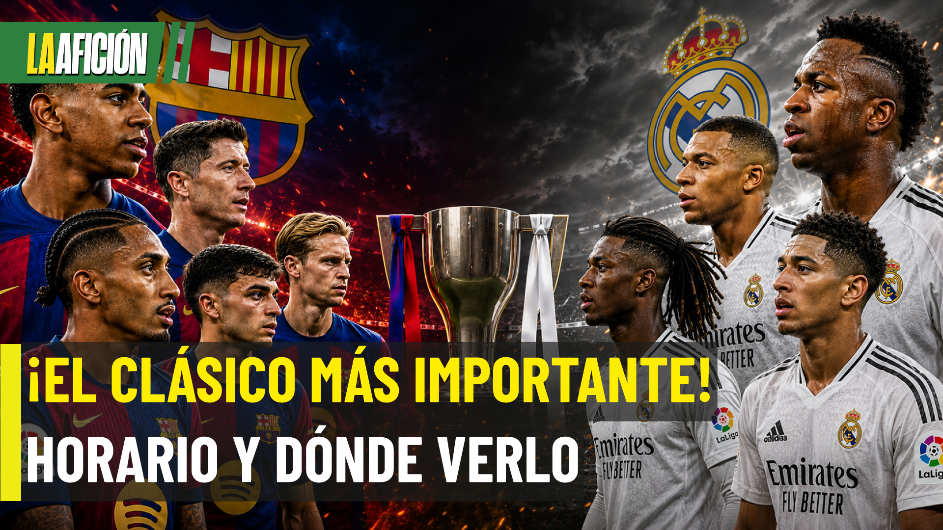 Barcelona vs Real Madrid: así llega el Clásico que podría definir LaLiga