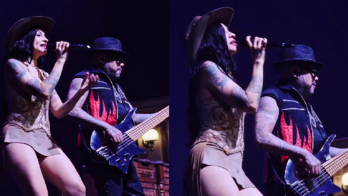 Cazzu rinde homenaje a Selena con A.B. Quintanilla. | FOTO: IG: Cazzu