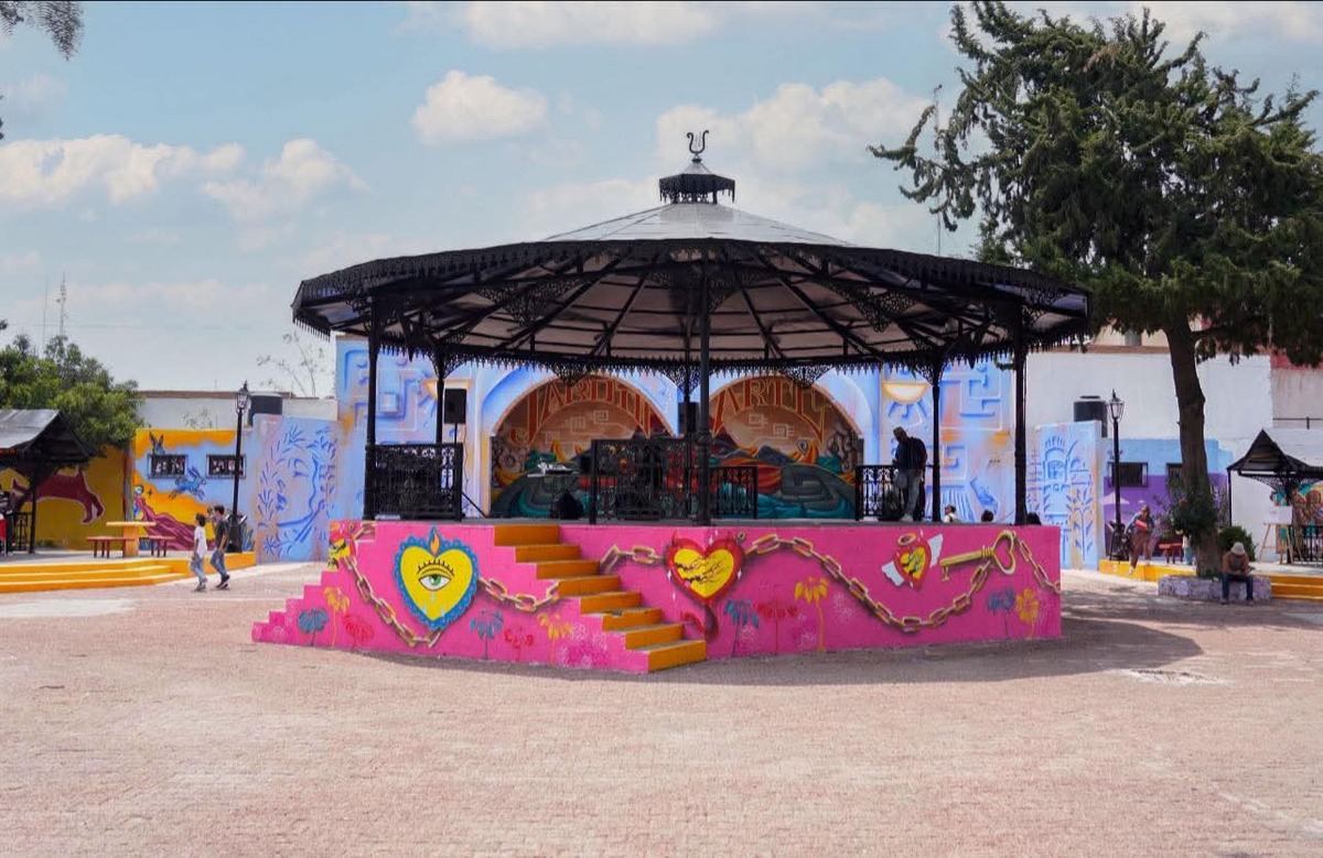 Jardín del Arte en Pachuca.