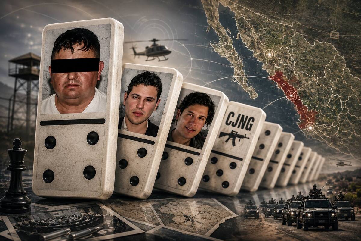 El Jardinero no sólo estableció una alianza con Los Chapitos, también dejó rutas de tráfico de droga para el CJNG (Diseño: Rafael Mejía con IA)