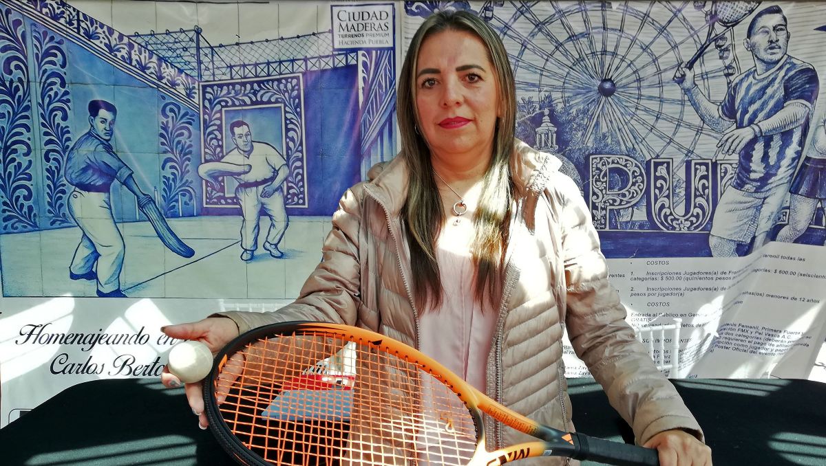 Maricruz Colón, madre y formadora de frontenistas en Puebla | Jaime Zambrano