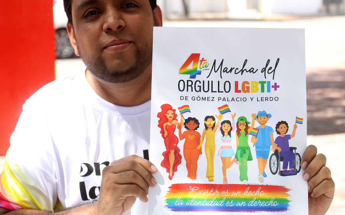 Anuncian marcha Orgullo LGBTI en La Laguna de Durango. | Foto: Rolando Riestra